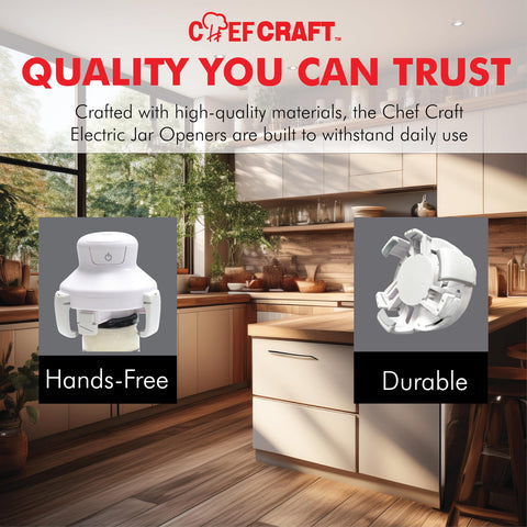Chef Craft Jar Opener crafted with durable materials for daily kitchen use.