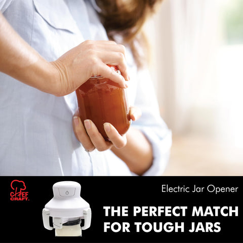 Chef Craft Jar Opener designed for seniors or arthritis-prone hands to reduce strain.