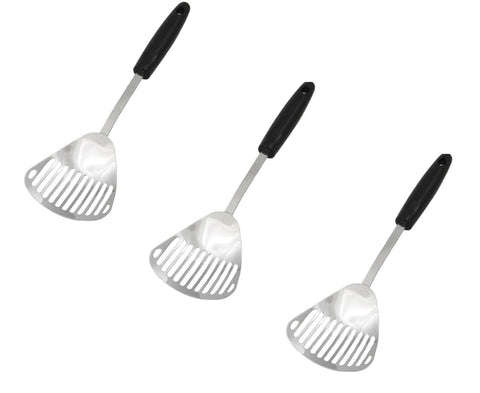 Chef Craft slotted stainless steel skimmer 13in for pasta lifting and soup skimming