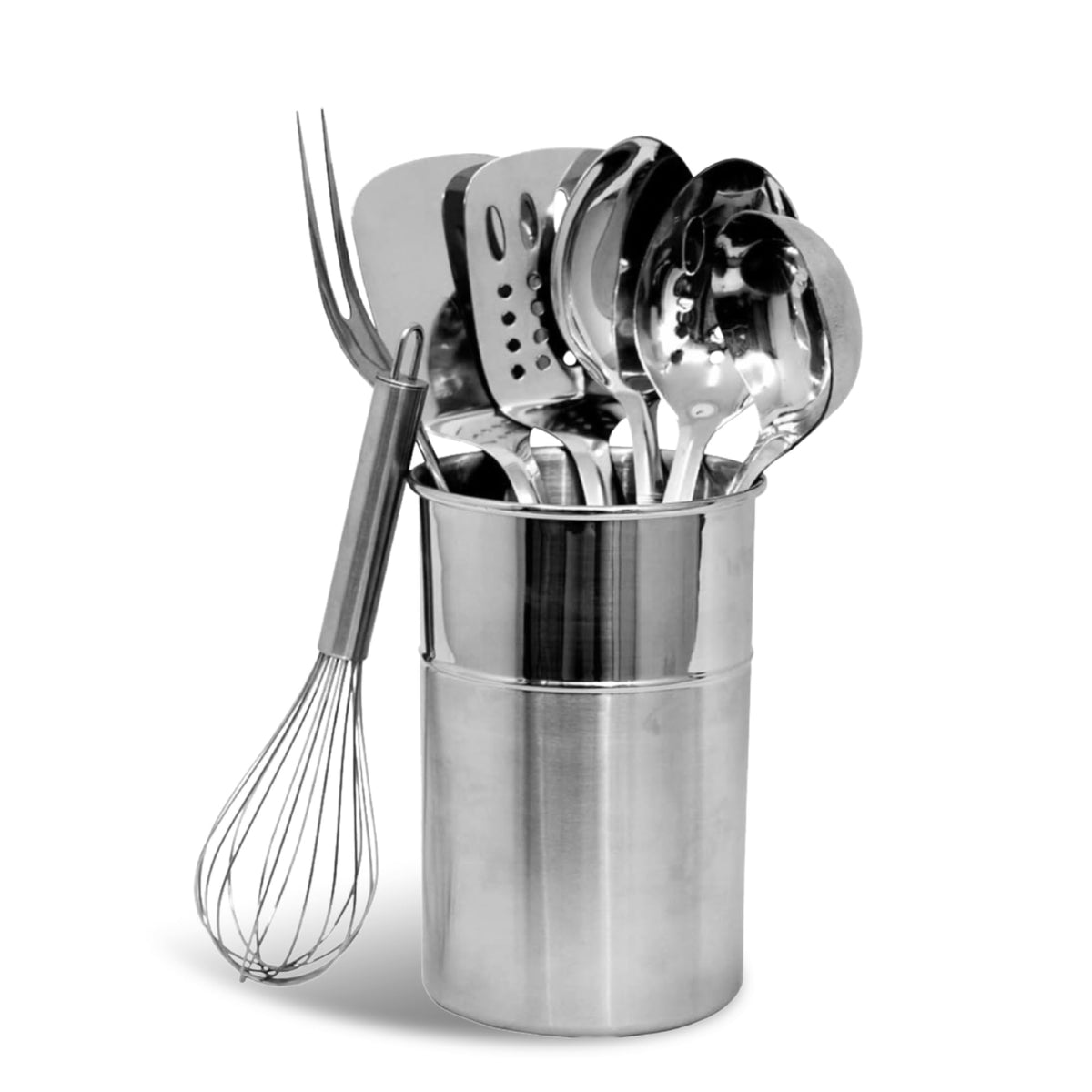 Chef Craft solid turner in stainless steel for durable flipping