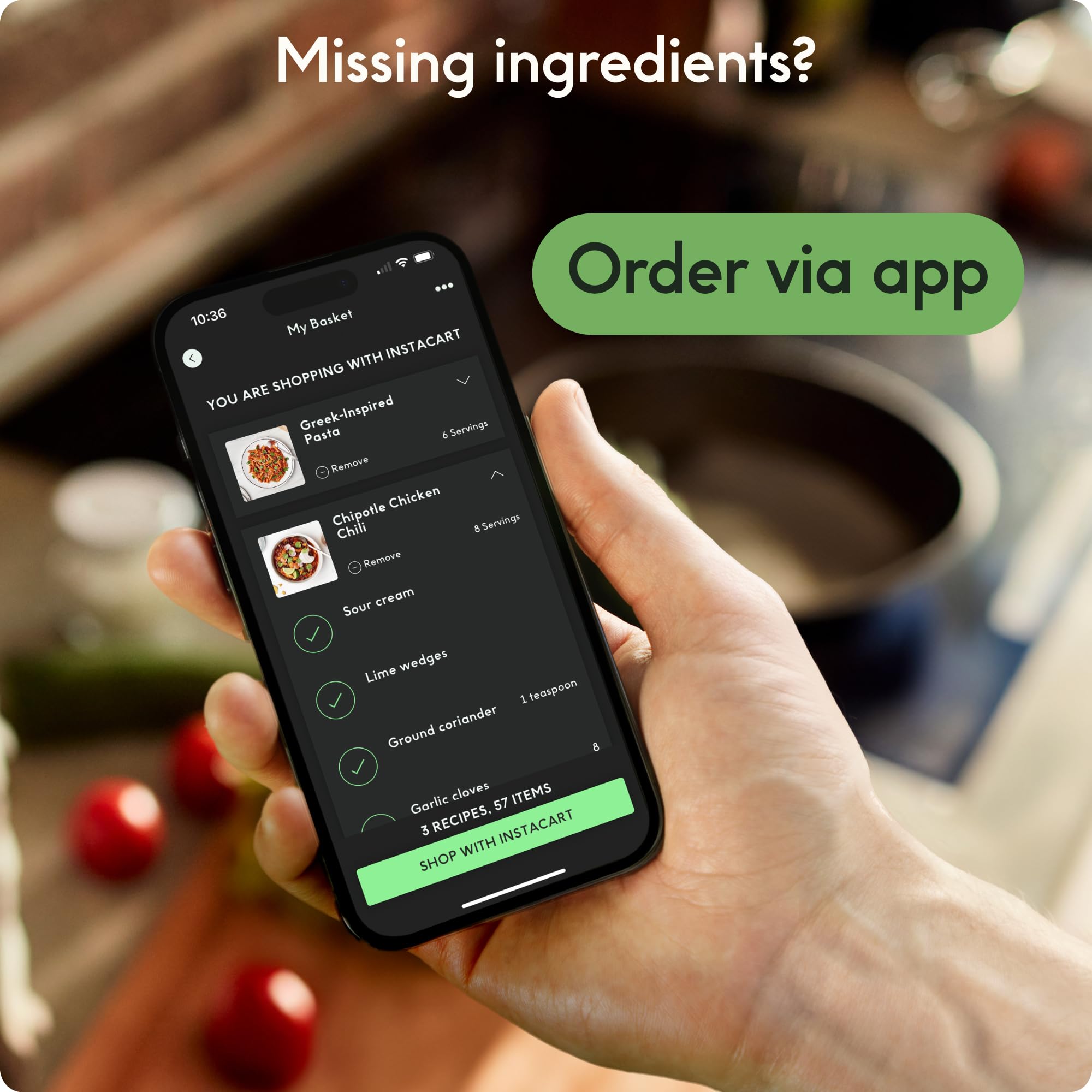 CHEF iQ Sense app presets guide meat, cut, and doneness.