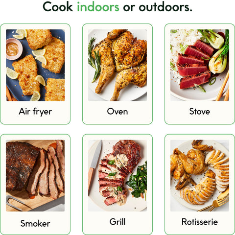 CHEF iQ Sense audible alerts and app reminders for doneness.