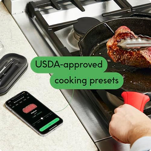 CHEF iQ Sense waterproof probes simplify cleanup after grilling.