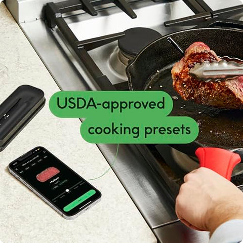 CHEF iQ Sense waterproof probes for easy cleaning after cooking.