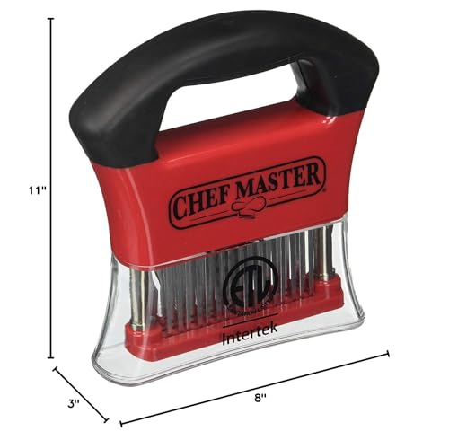Chef Master easy-clean stainless construction after grilling and roasting.