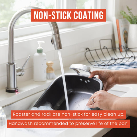 Chef Pomodoro 18.5 x 14.5 inch footprint supports family feasts.