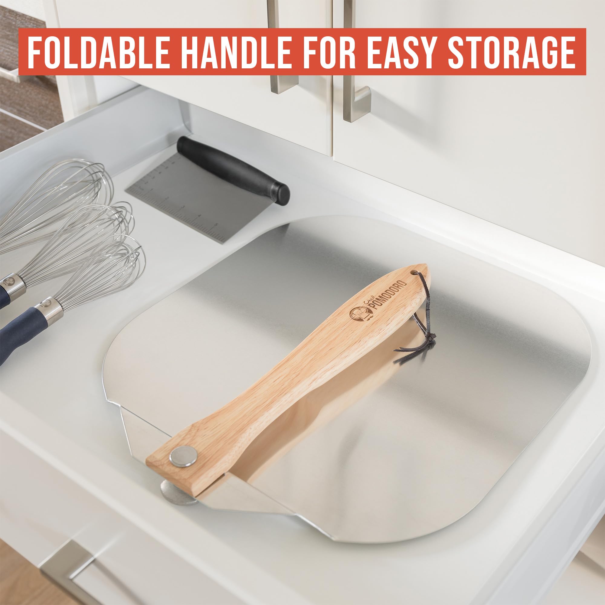 Chef Pomodoro compact-storage design keeps kitchen organized