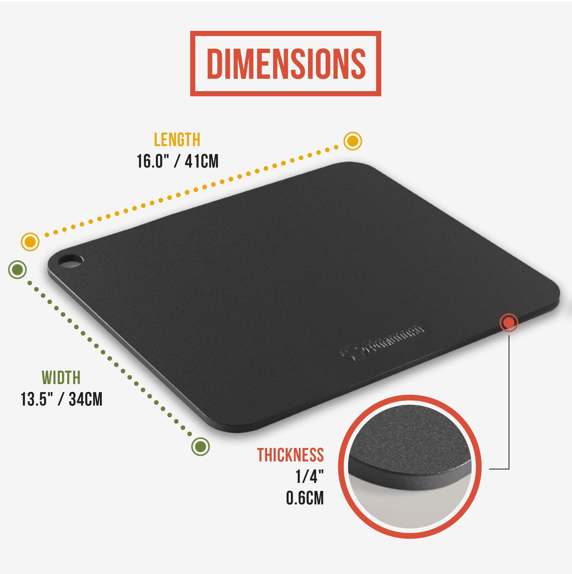 Chef Pomodoro Pizza Steel ready-to-use surface saves prep time.