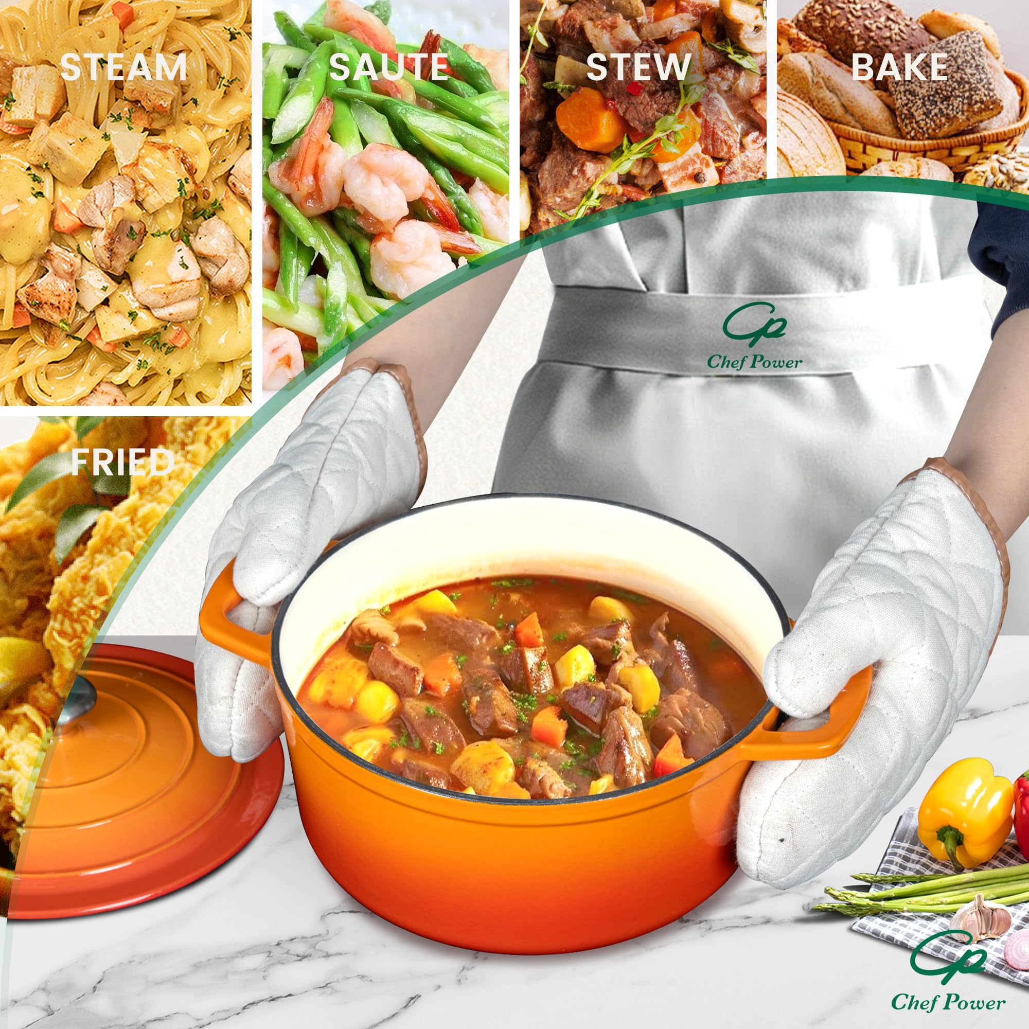 Chef Power Dutch Oven roasting on stove enhances depth of flavor