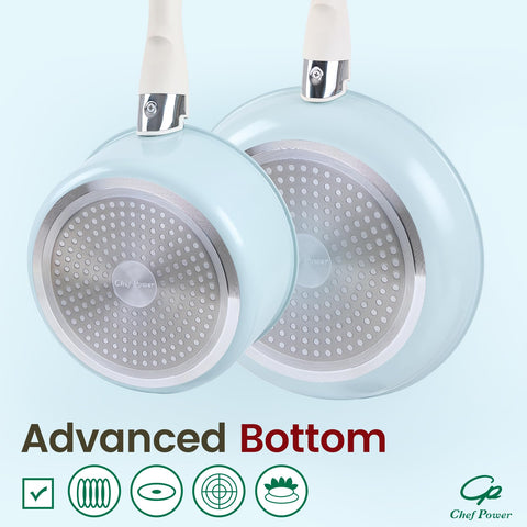Chef Power RV-friendly cookware set ideal for compact travel kitchens.
