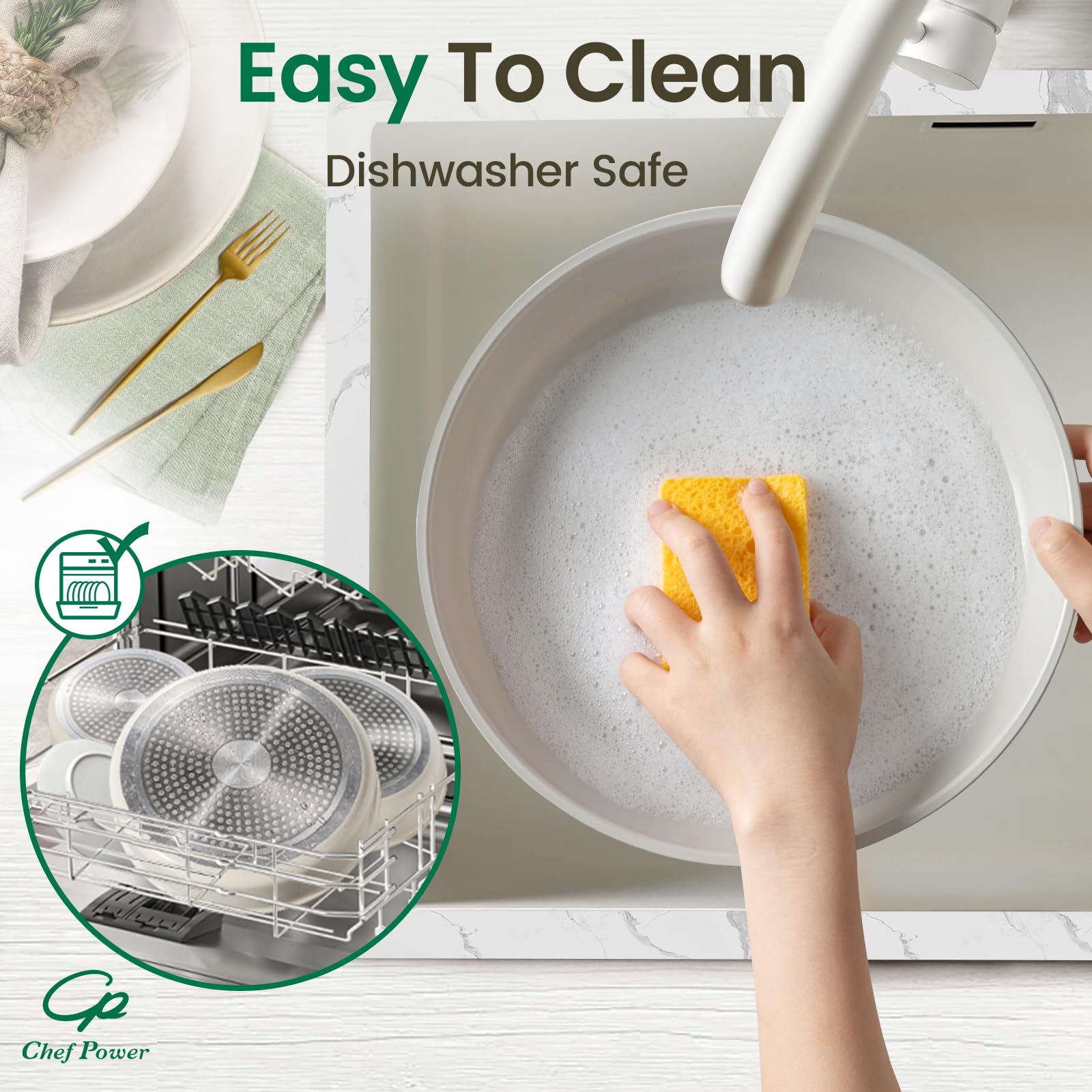 Chef Power silicone lids seal well and tolerate oven use for leftovers.