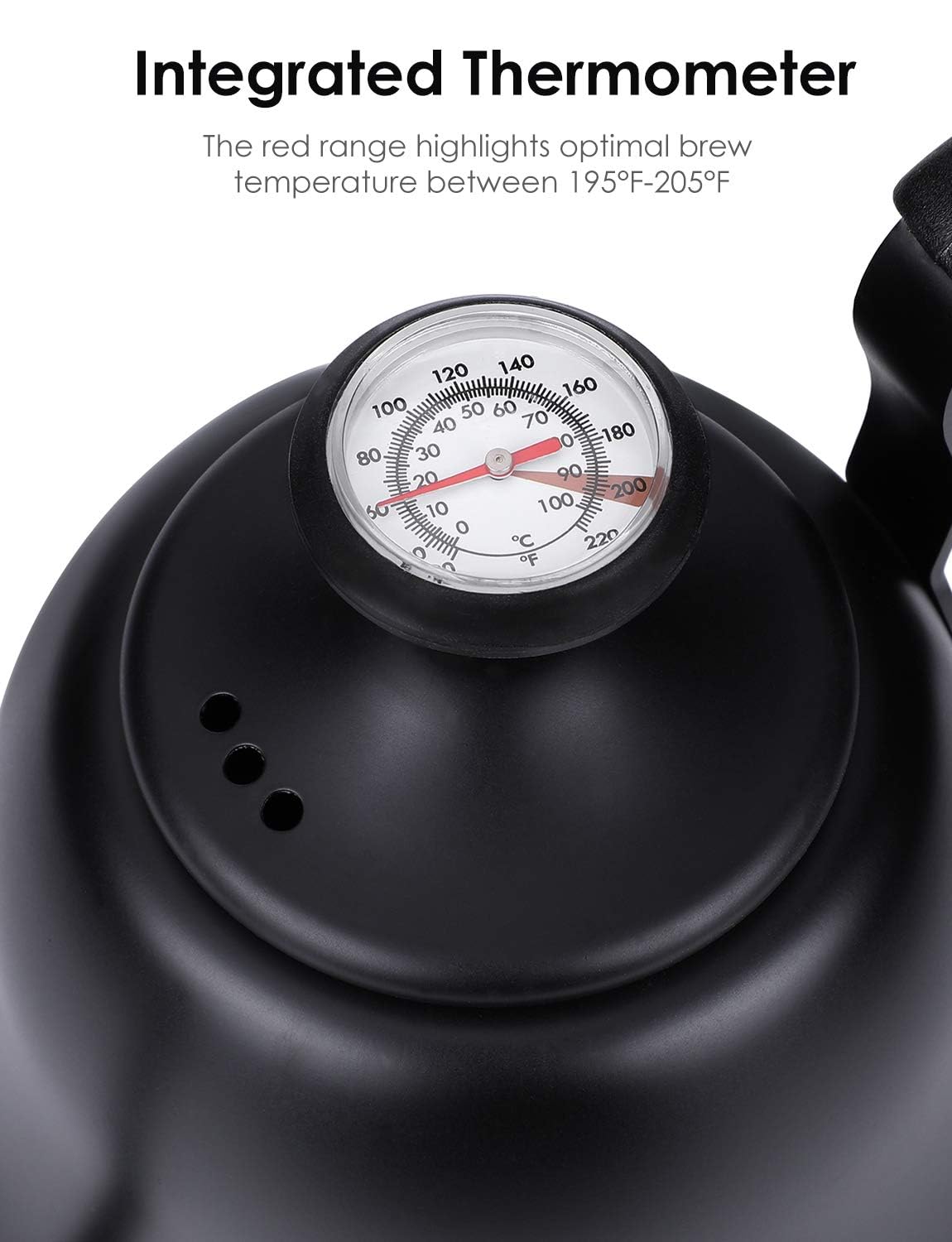 Chefbar 0.8L kettle is compact for efficient home brewing.