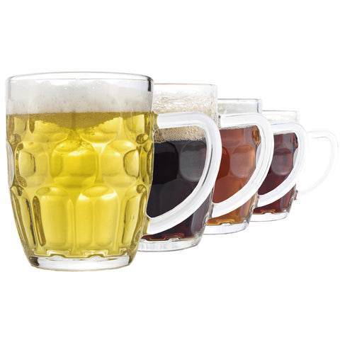 Chefcaptain Dimple Mug Cupboard Display complements glassware collections.