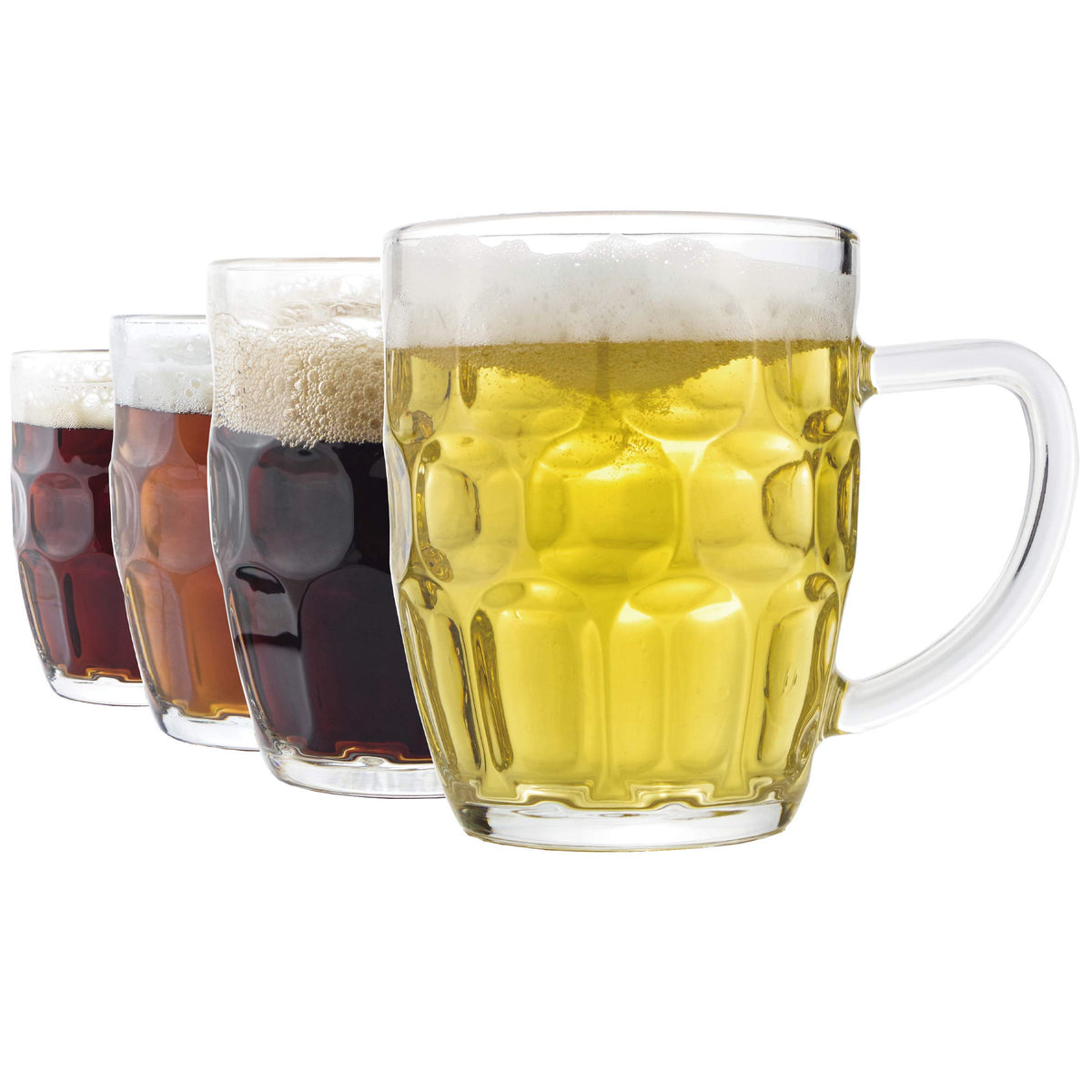 Chefcaptain Dimple Stein 20oz mug with a classic design for easy beer pours.