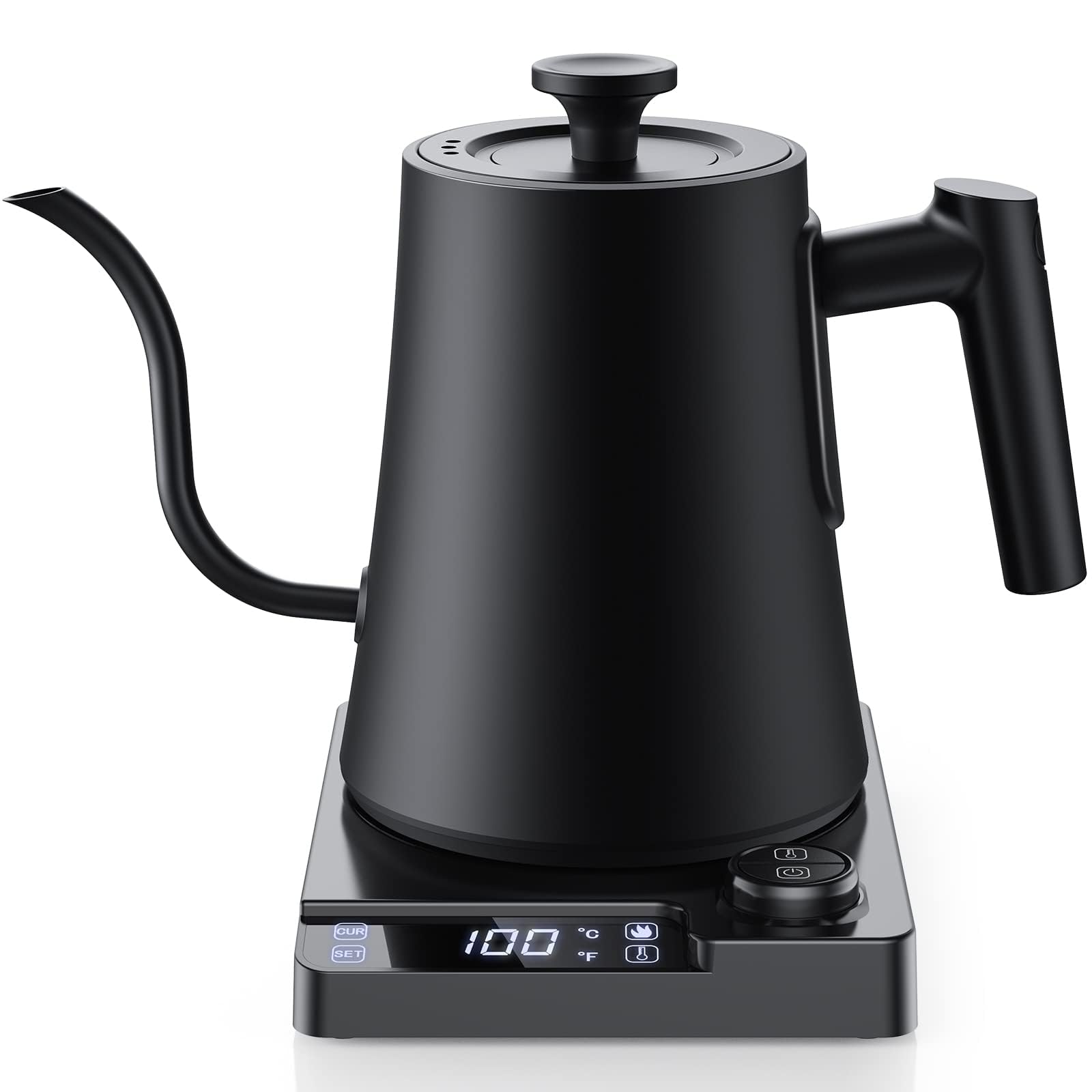 Chefess Gooseneck Kettle pour enables precise pour-over control for flavorful coffee.