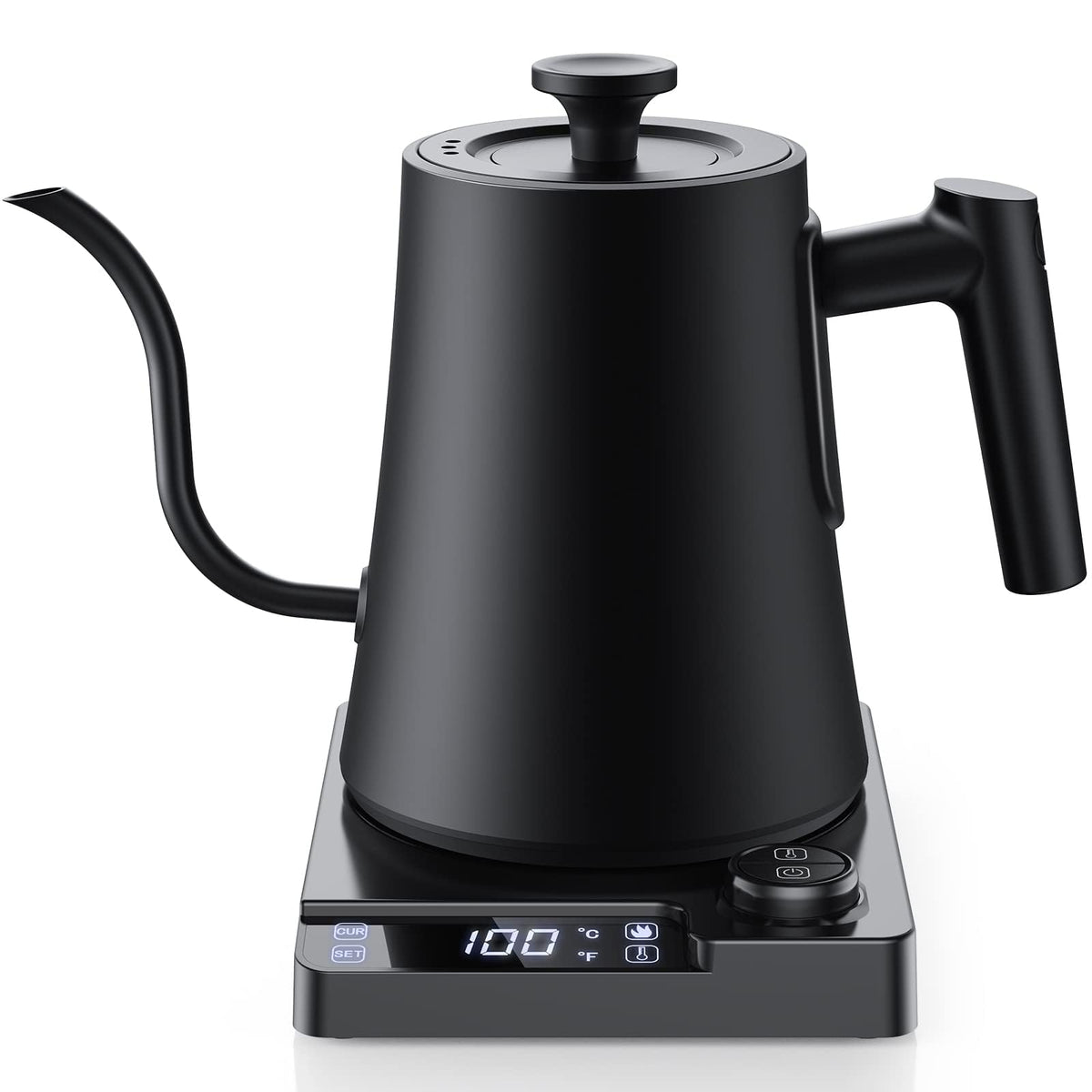 Chefess Gooseneck Kettle pour enables precise pour-over control for flavorful coffee.