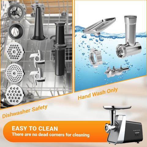 Cheffano Life easy maintenance via detachable parts and safe cleaning