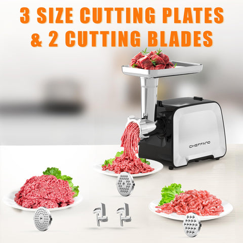 CHEFFANO Life three grinding plates for customizable coarseness