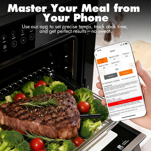 ChefLab AI Meat Thermometer triple-sensor accuracy keeps readings reliable.
