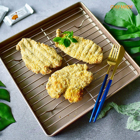 CHEFMADE 11-Inch baking sheet coating resists staining