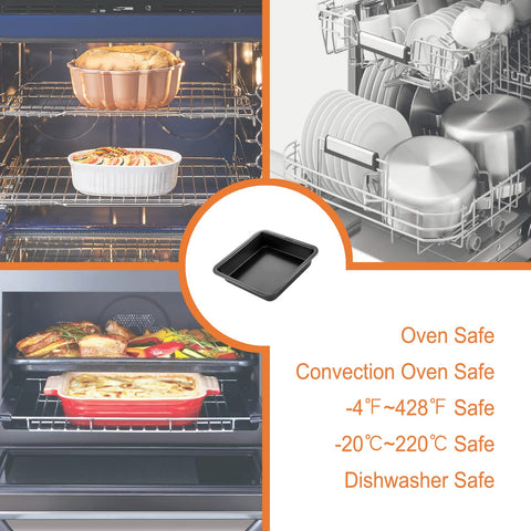 CHEFMADE carbon-steel construction delivers durable, lightweight bakeware.