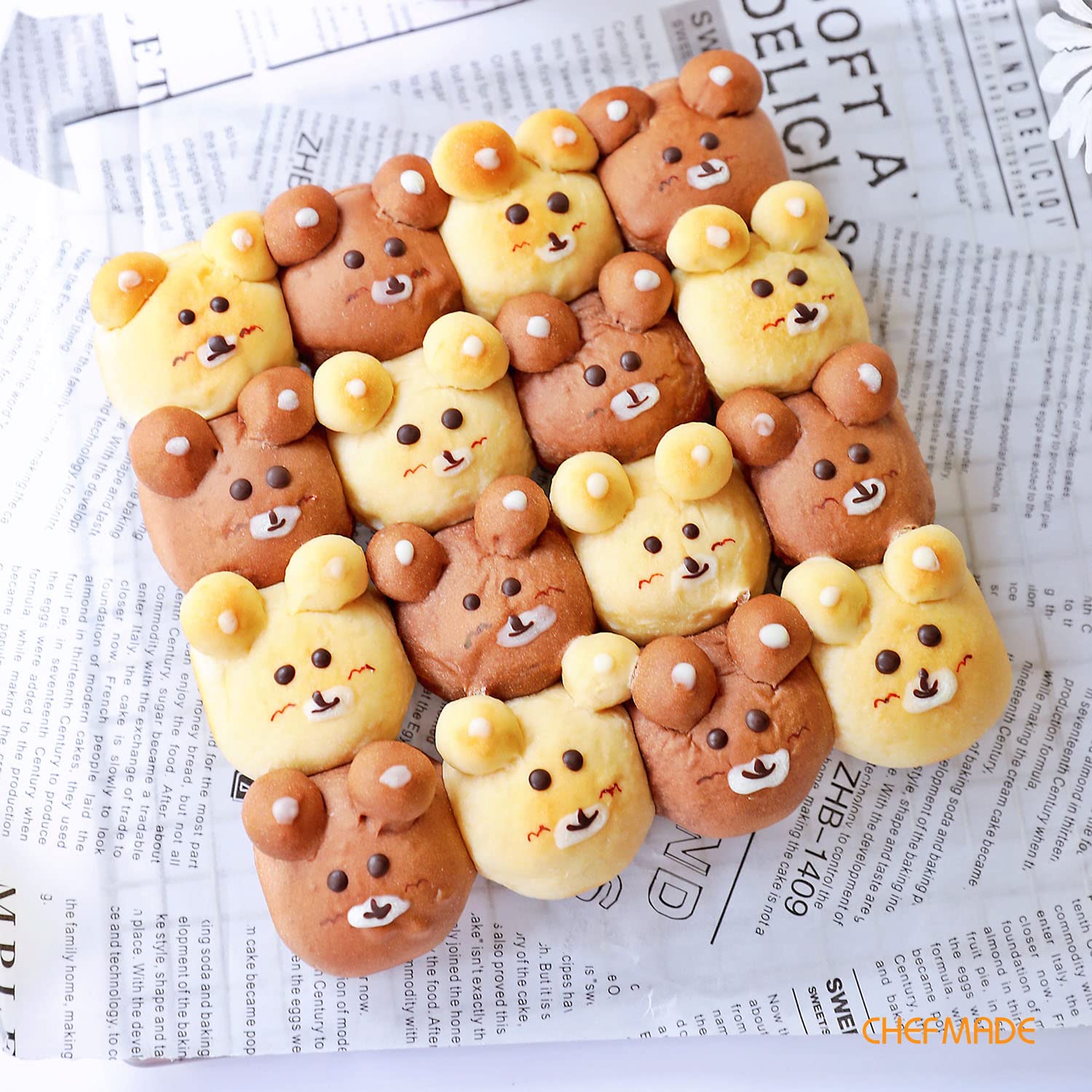 CHEFMADE versatile bakeware for breads, pastries, pizzas, and more.