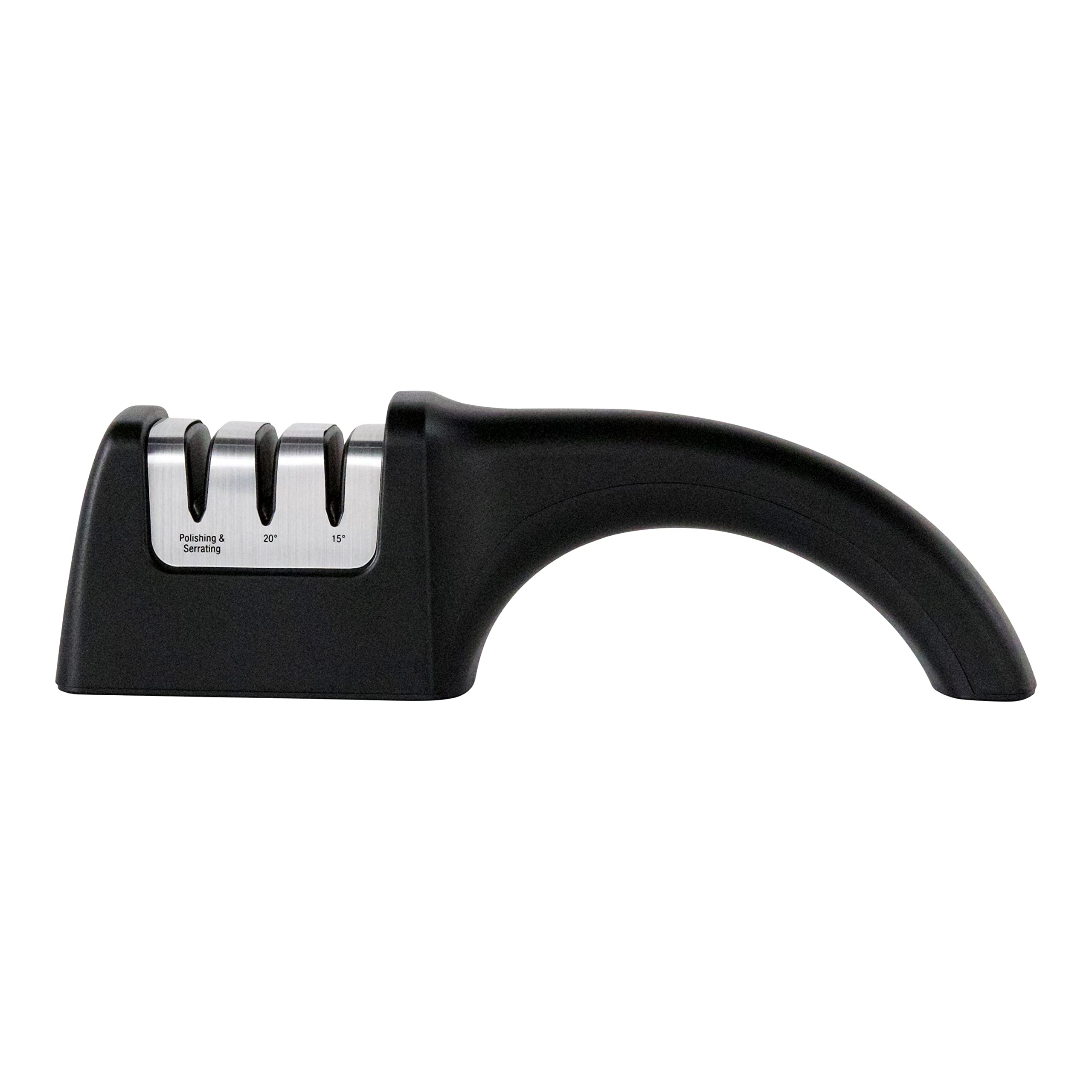 Chef's Choice AngleSelect 20-degree edge guide suits European and American blades.