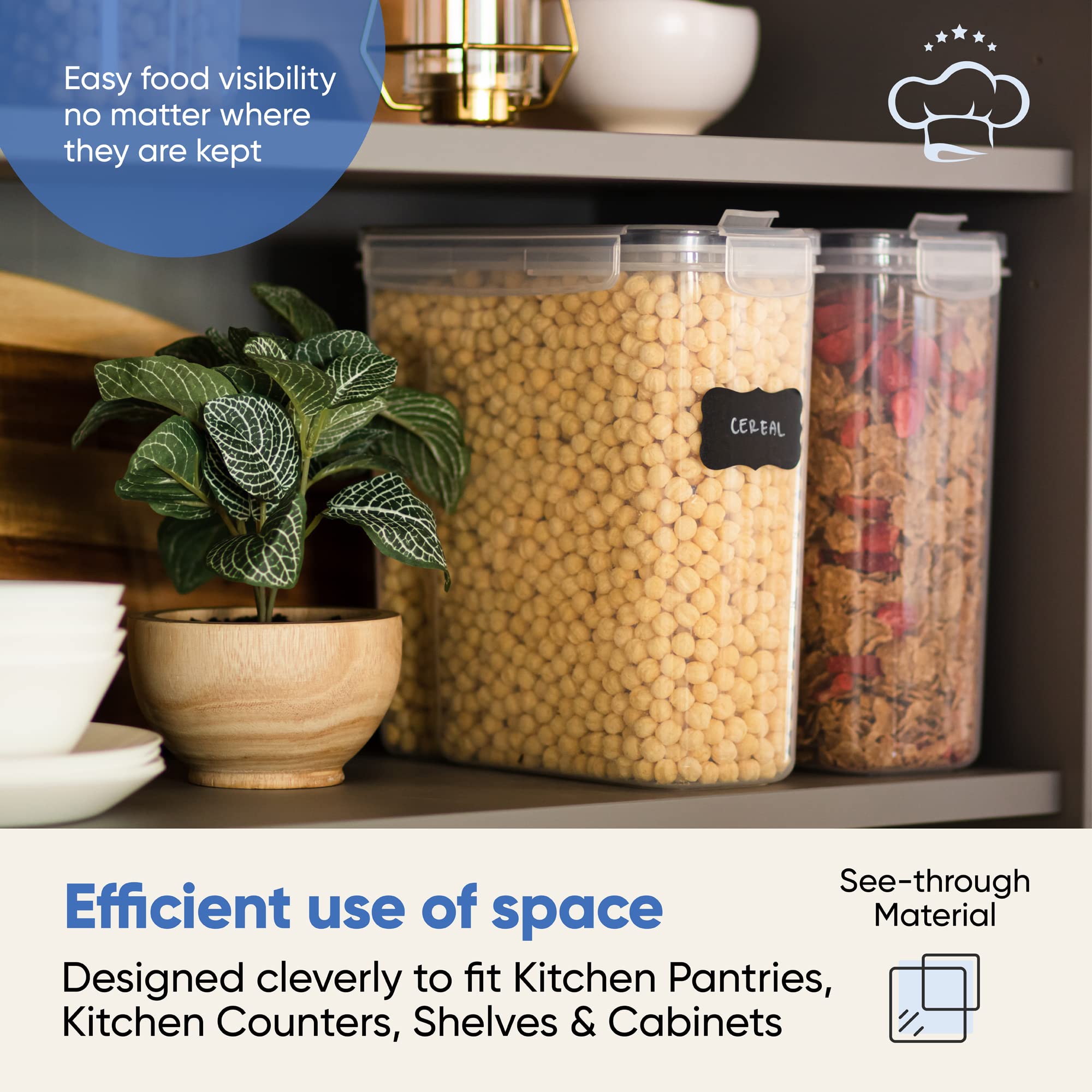 Chef's Path wide mouth and easy-clean design simplify daily refills.
