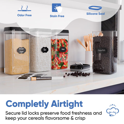 Chef's Path chalkboard marker and labels help you clearly identify contents.
