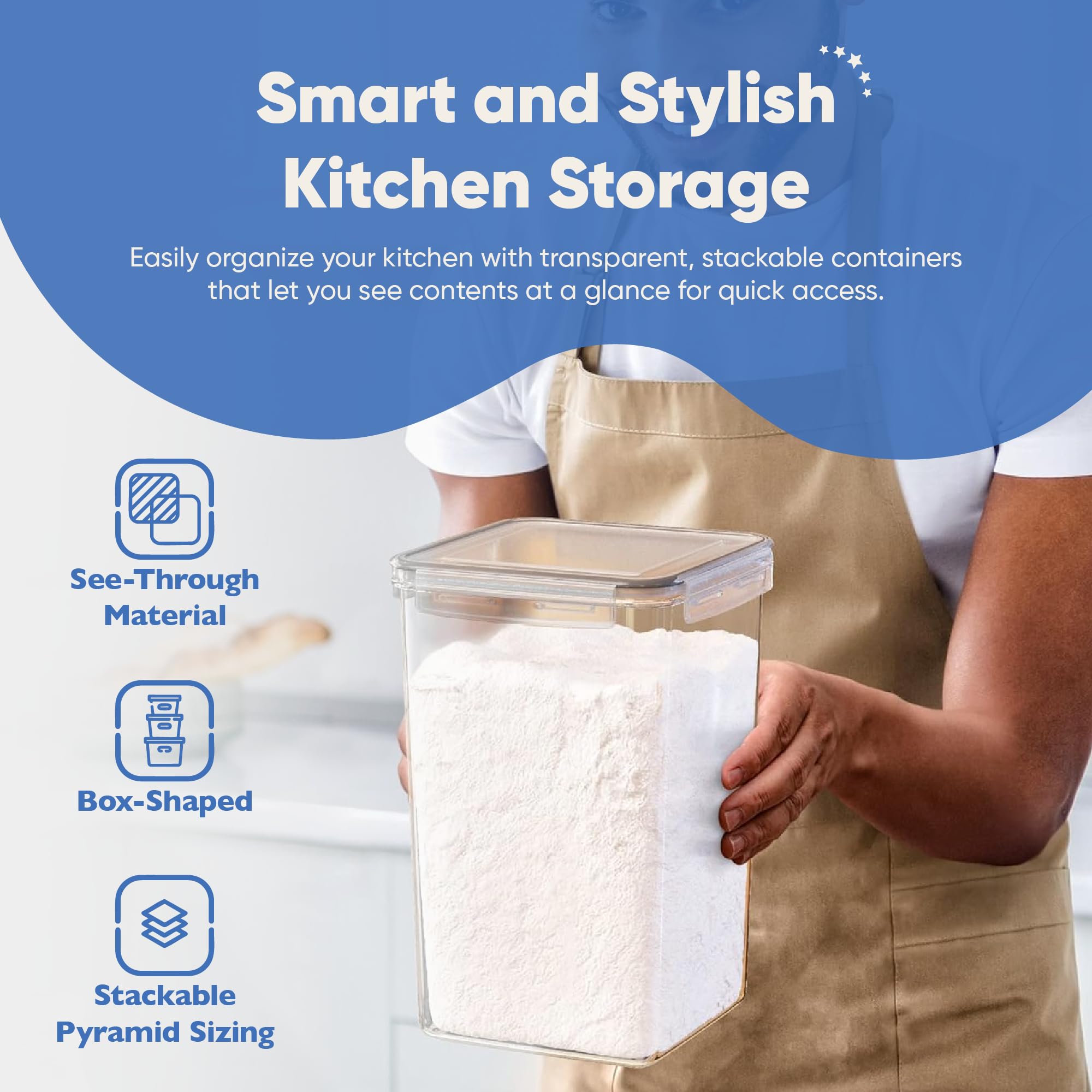 Chef's Path BPA-free, dishwasher-safe containers endure daily kitchen use.