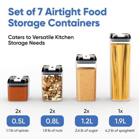 Chef's Path large 8-cup container with clear view for easy ingredient checks.