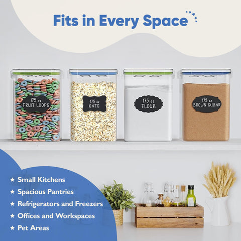 Chef's Path pantry organization in a tidy kitchen setup with jars.
