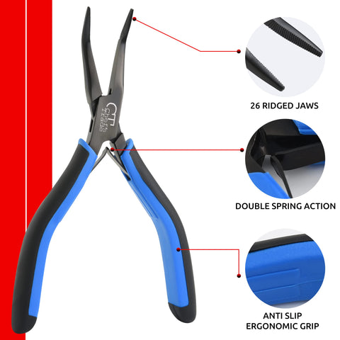 CHEF'S TRADE Fish Bone Tweezers non-slip grip provides steady handling during deboning