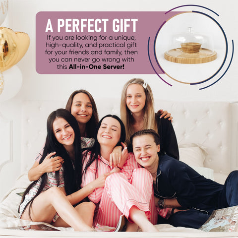 CHEF'S UNIQUE clear dome cover keeps food protected at events.