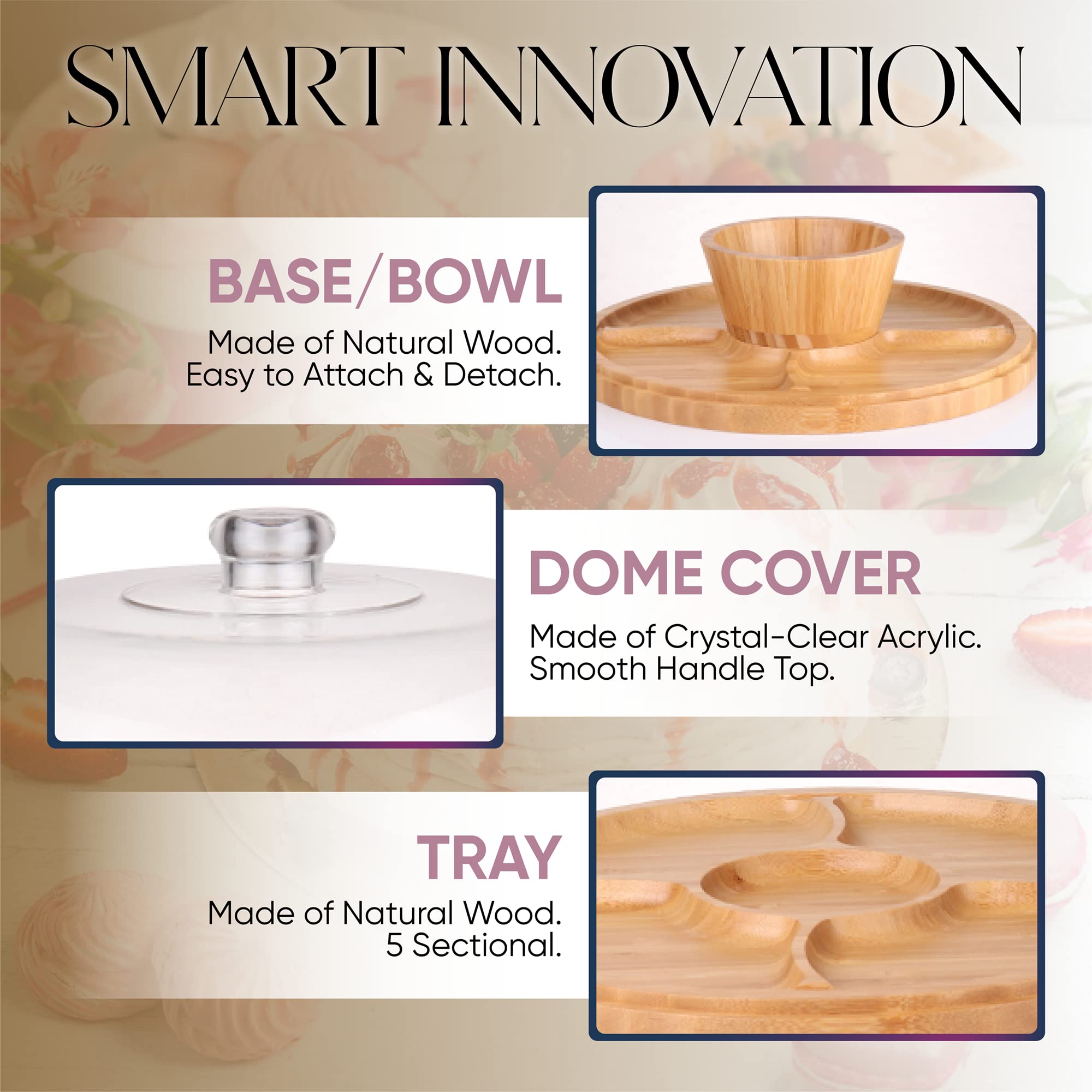 CHEF'S UNIQUE punch bowl setup demonstrates 6-in-1 versatility for gatherings.