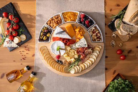ChefSofi stainless steel cheese knives provide clean, precise cuts.