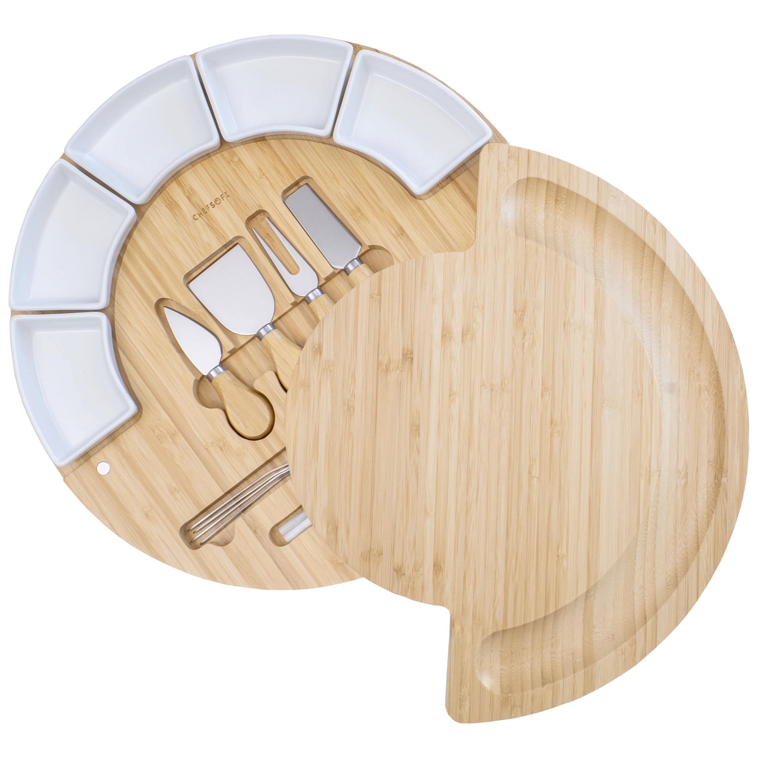 ChefSofi elegant presentation enhances table setup at dinners.