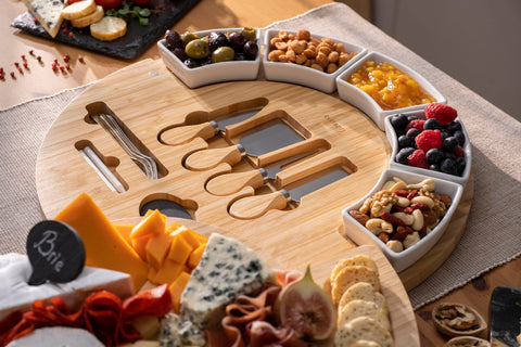 ChefSofi bamboo board is easy to clean after entertaining.