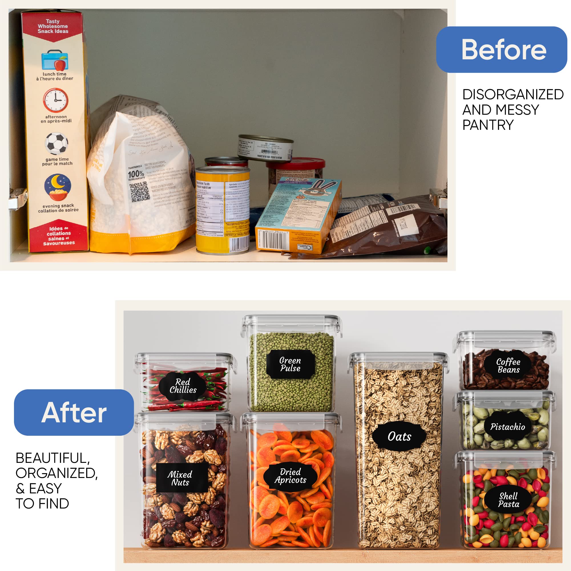 Chef's Path pantry organization solution for fridge, freezer, cupboard.