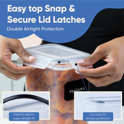 Chef's Path variety of sizes facilitates batch storage from small to large.