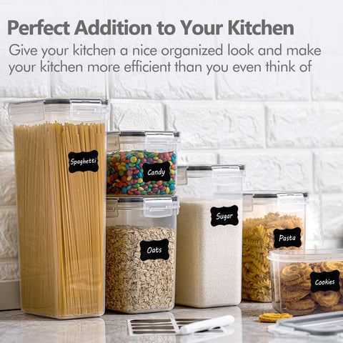 CHEFSTORY BPA-free food-grade plastic ensures safe storage for dry ingredients.