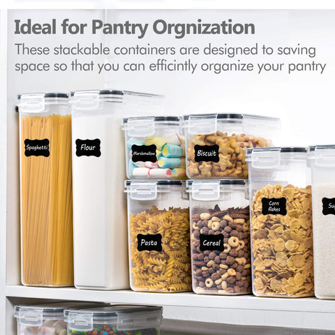 CHEFSTORY flour sugar rice storage keeps dry foods fresh and accessible.