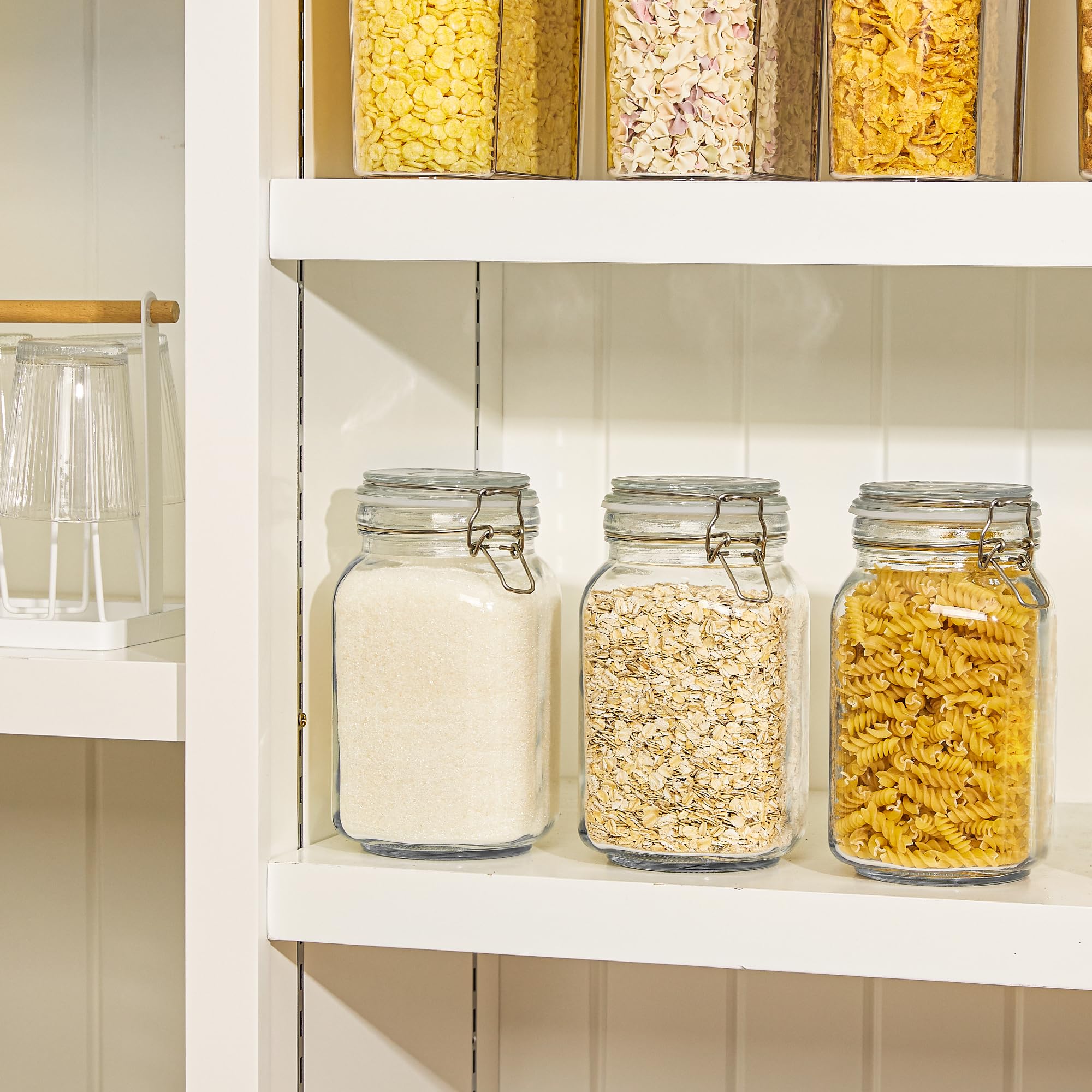 CHEFSTORY wide mouth jar for easy filling and cleaning.
