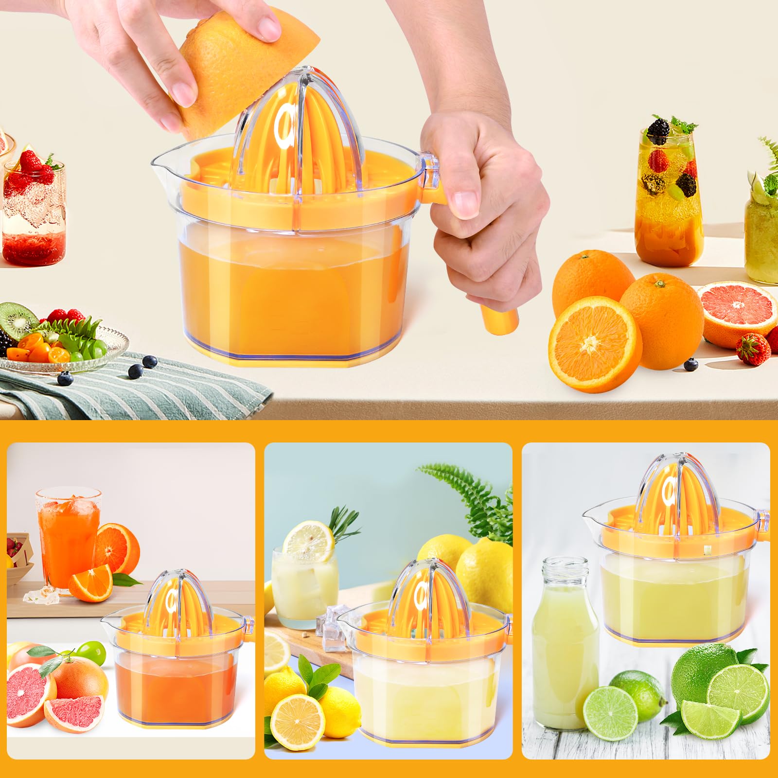 ChefVille MJ02 measuring cup with clear graduations for accurate portions