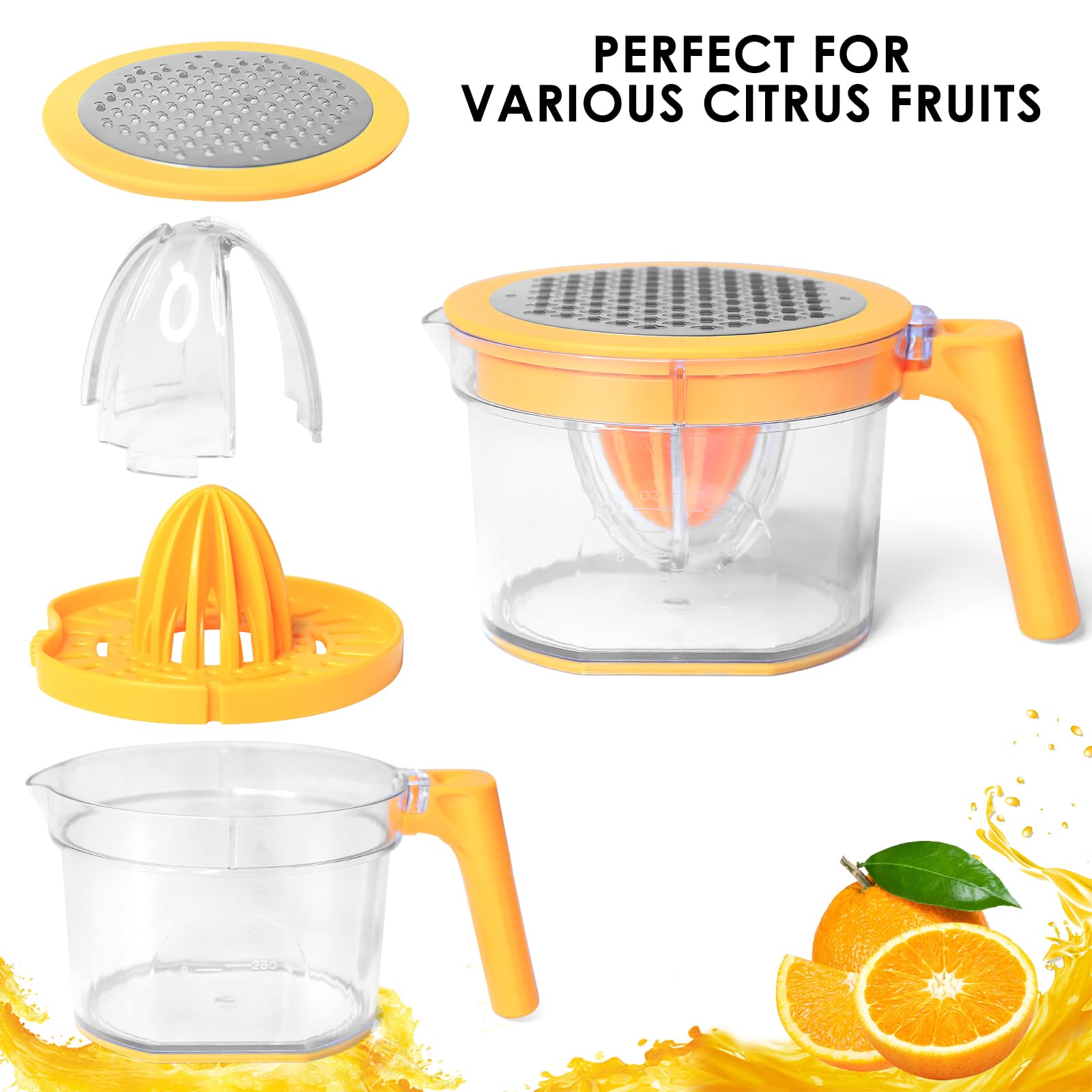ChefVille MJ02 wide mouth design eases pre-juicing prep and cleaning