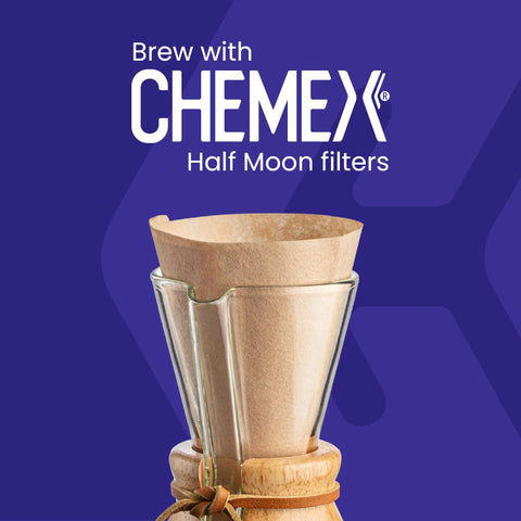 Chemex borosilicate glass construction resists odors and residues for repeated use