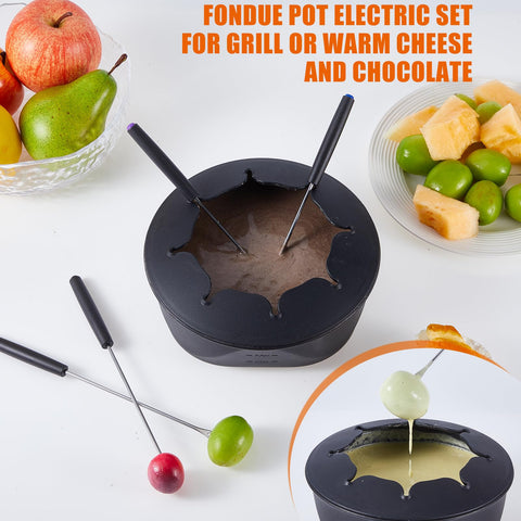 CHENDY mini raclette pans ideal for individual portions and dipping