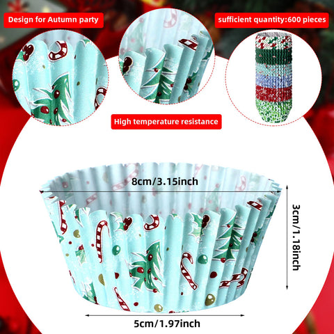 CHENGU snowman cupcake liners brighten winter treats and party decor.
