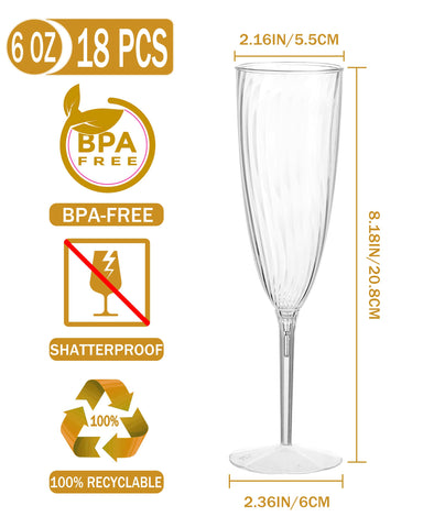 Cheoshyo mimosa-ready flutes perfect for brunch celebrations