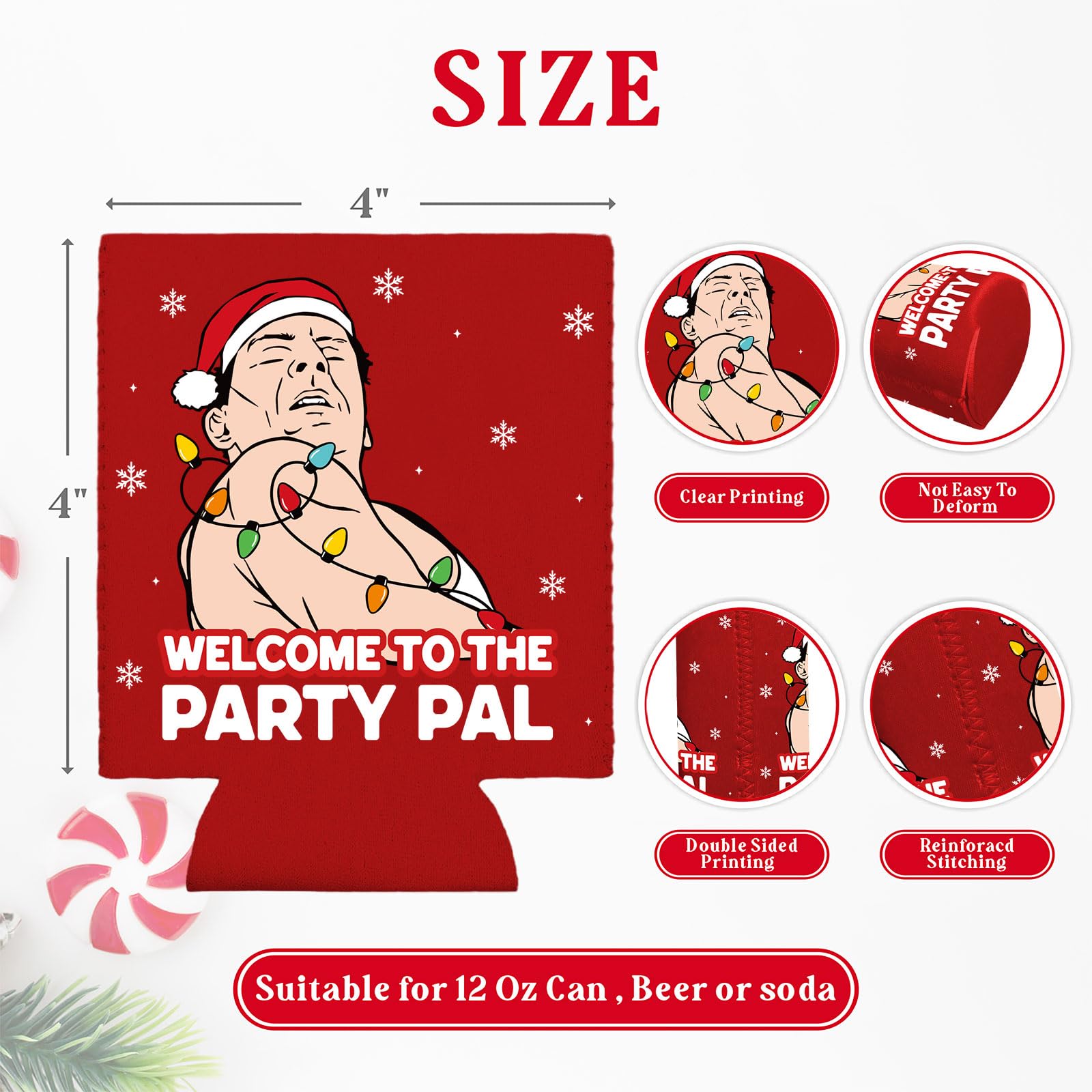 Cheroloven 8-pack of sleeves offers festive Die Hard designs for holiday conversation.